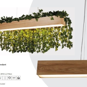 Lustra LED din lemn ideala pult sau masa bucatarie Ash 139264 universul-luminii.ro