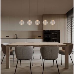 Lustra LED liniara design decorativ 3000K BLAZIK - Img 2