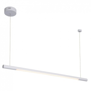 Lustra LED liniara, suspendata Organic 150cm, alb P0361 MX