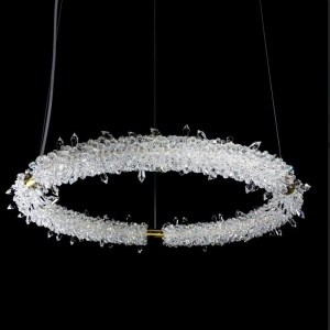 Lustra LED LUX moderna design circular D65 GLACEE 01 - Img 2