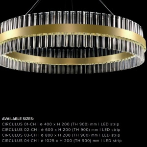 Lustra LED LUX moderna design circular D80 CIRCULUS 03 136044 universul-luminii.ro