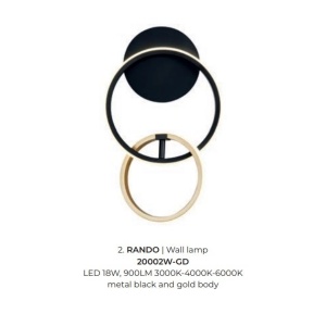 Lustra LED moderna design circular RANDO - Img 3