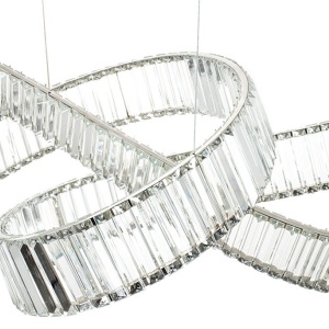 Lustra LED moderna design deosebit CHARMES 160B crom - Img 4