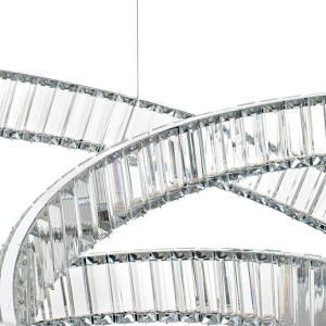 Lustra LED moderna design deosebit CHARMES 80 crom - Img 7