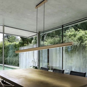 Lustra LED moderna design lemn natural Albero 45904 universul-luminii.ro