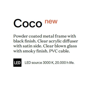 Lustra LED, Pendul din sticla COCO-2 SP 101064 universul-luminii.ro