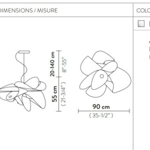 Lustra LED realizata manual Etoile Large Prisma - Img 2
