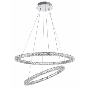 Lustra LED suspendata cristal K9 Quentin NVL-9172518