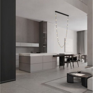 Lustra LED suspendata, deosebita design lux ALCINOE - Img 8