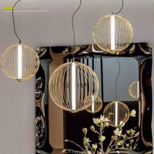 Lustra LED suspendata deosebita design LUX Mandala 40cm 198904 universul-luminii.ro