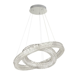 Lustra LED suspendata design circular Belle D-60cm - Img 1