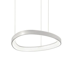 Lustra LED suspendata design circular GEMINI SP D042 ON-OFF BIANCO 4000K