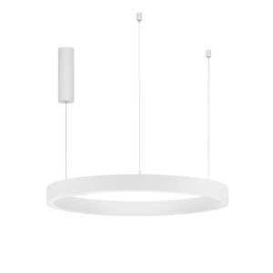 Lustra LED suspendata design circular STING White 80cm - Img 1