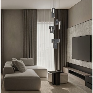 Lustra LED suspendata design decorativ 3000K TOTEM - Img 2