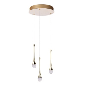 Lustra LED suspendata design decorativ DALMA 3 round GO