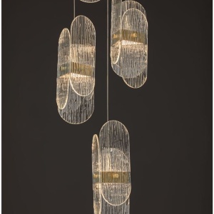 Lustra LED suspendata design decorativ LUCIEN 3000K - Img 6
