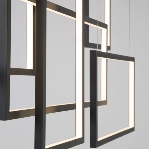 Lustra LED suspendata design geometric CORNICE - Img 3