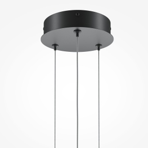 Lustra LED suspendata design geometric Halo negru 145864 universul-luminii.ro