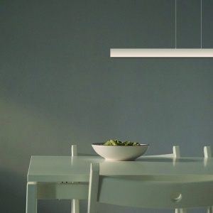 Lustra LED suspendata design liniar HANOK 38W 4000K alba 133464 universul-luminii.ro