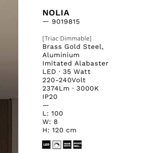 Lustra LED suspendata design liniar NOLIA - Img 8