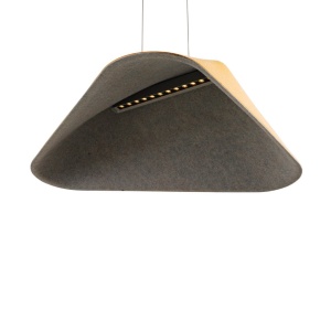 Lustra LED suspendata design modern Carbon galben 160764 universul-luminii.ro