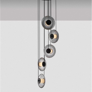 Lustra LED suspendata design modern decorativ SKIA 5L - Img 4