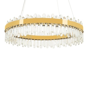 Lustra LED suspendata design modern Glamor 100 auriu