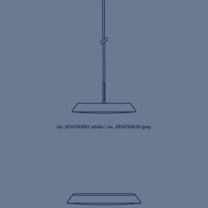 Lustra LED suspendata design modern minimalist Piso alb 2010763001 NL 190064 universul-luminii.ro