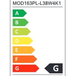 Lustra LED suspendata design modern Origami alb - Img 8