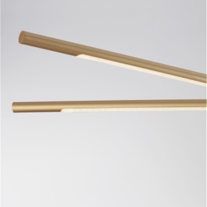Lustra LED suspendata design modern RACCIO aurie - Img 4