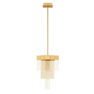 Lustra LED suspendata design modern REVIA aurie