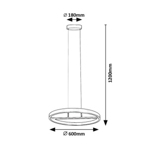 Lustra LED suspendata design modern Thric - Img 4