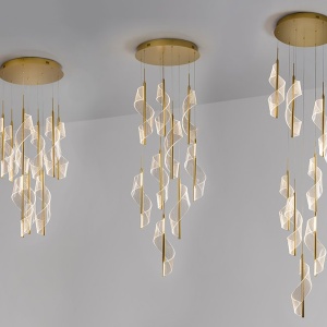 Lustra LED suspendata design modern Velas - Img 6