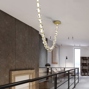 Lustra LED suspendata design modern Zaria II - Img 2