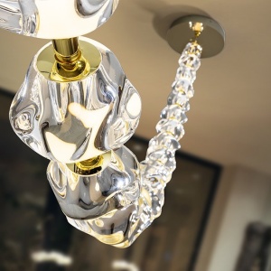 Lustra LED suspendata design modern Zaria II - Img 3