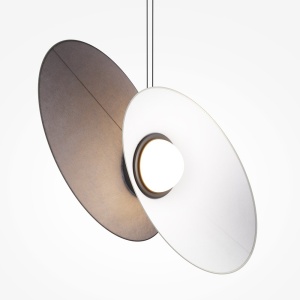 Lustra LED suspendata Evolution negru 168304 universul-luminii.ro