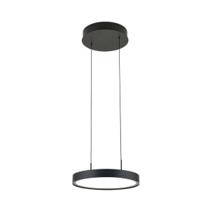 Lustra LED suspendata iluminat sus si jos TEIDE negru - Img 4