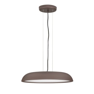 Lustra LED suspendata stil modern FELICIA maro 60cm