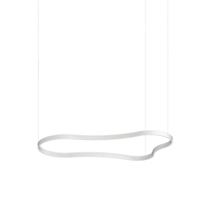 Lustra LED suspendata Waves-3 sp alba - Img 1