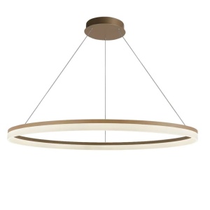Lustra LED XXL circulara casa scarii Ara 150cm, Gold
