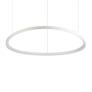 Lustra LED XXL suspendata design circular GEMINI SP D105 alba - Img 1