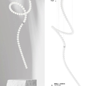 Lustra LED XXL suspendata design decorativ PERLA 138374 universul-luminii.ro