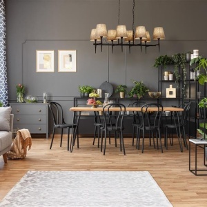Lustra living sau bucatarie cu 8 brate Gothic 222874 universul-luminii.ro