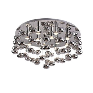 Lustra moderna aplicata design deosebit 80cm Luvia CH - Img 6