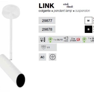 Lustra moderna cu 1 spot directionabil Link 29878 51424 universul-luminii.ro