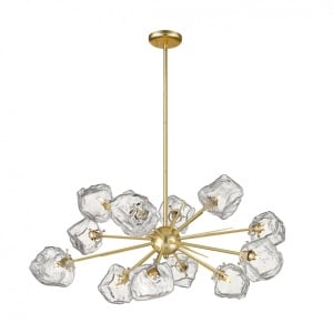 Lustra moderna cu 12 brate design decorativ original ROCK, auriu P0488-12P-U8AC ZL