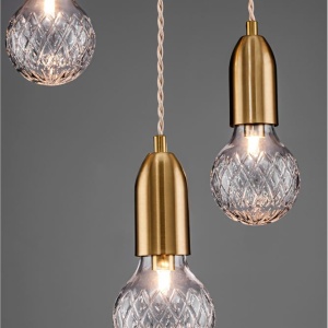 Lustra moderna cu 3 pendule design minimalist VEDA 204204 universul-luminii.ro