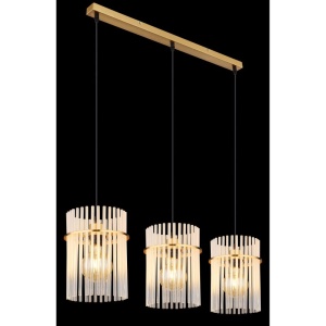 Lustra moderna cu 3 pendule GORLEY auriu 157414 universul-luminii.ro