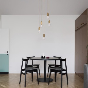 Lustra moderna cu 5 pendule design minimalist VEDA 107194 universul-luminii.ro