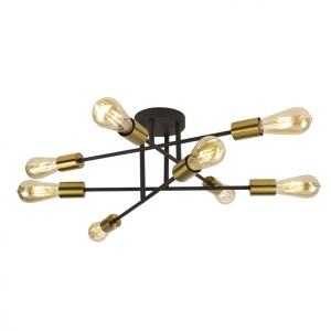 Lustra moderna design minimalist Armstrong 8L 8048-8BK SRT